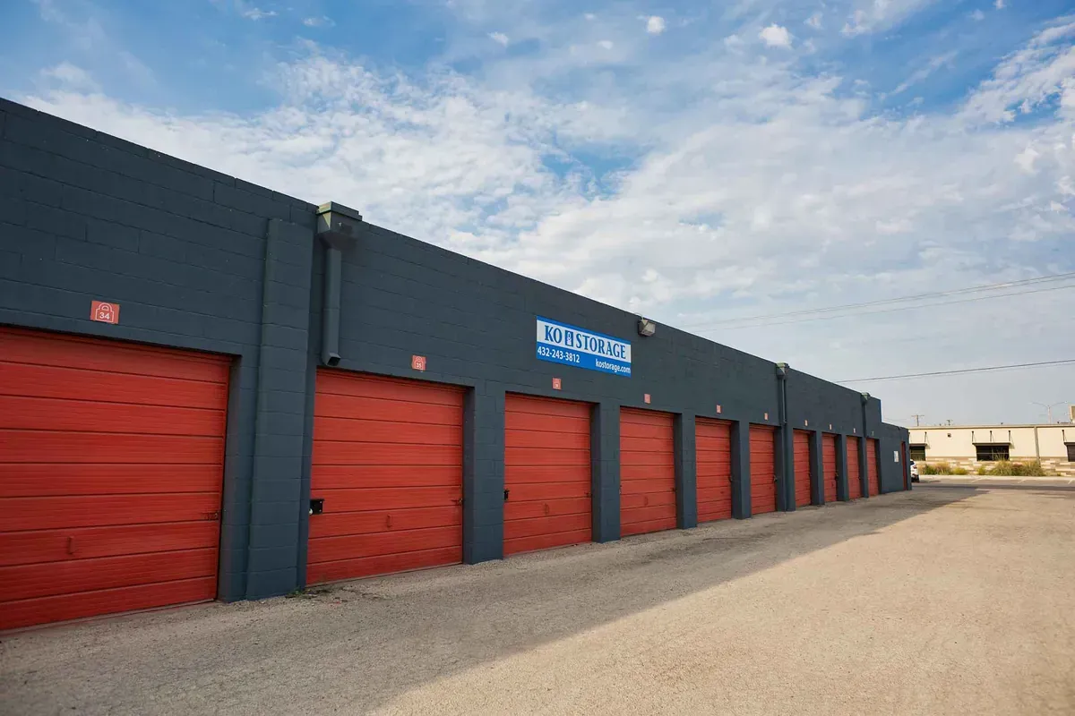 Drive up storage units