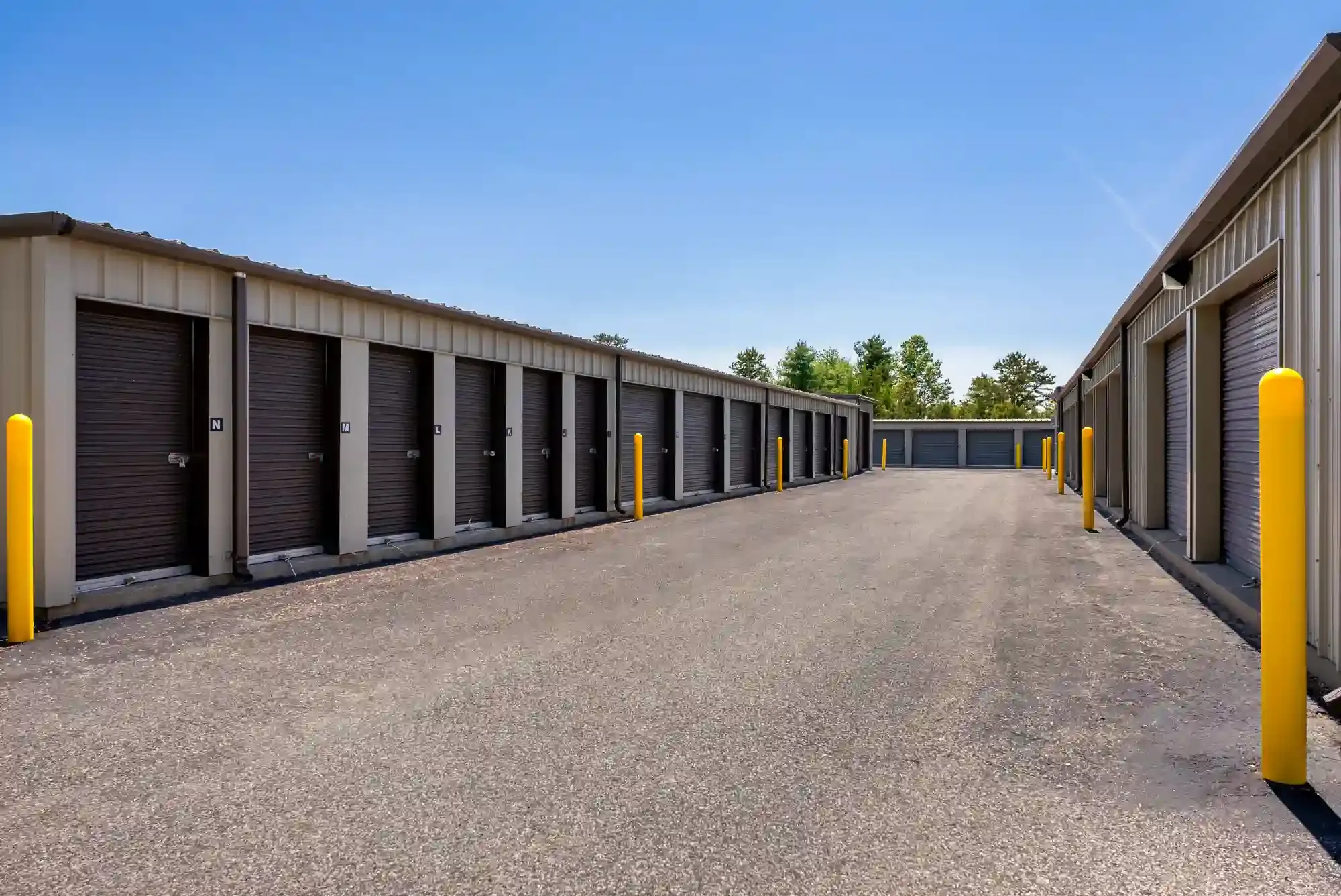 Drive up storage units