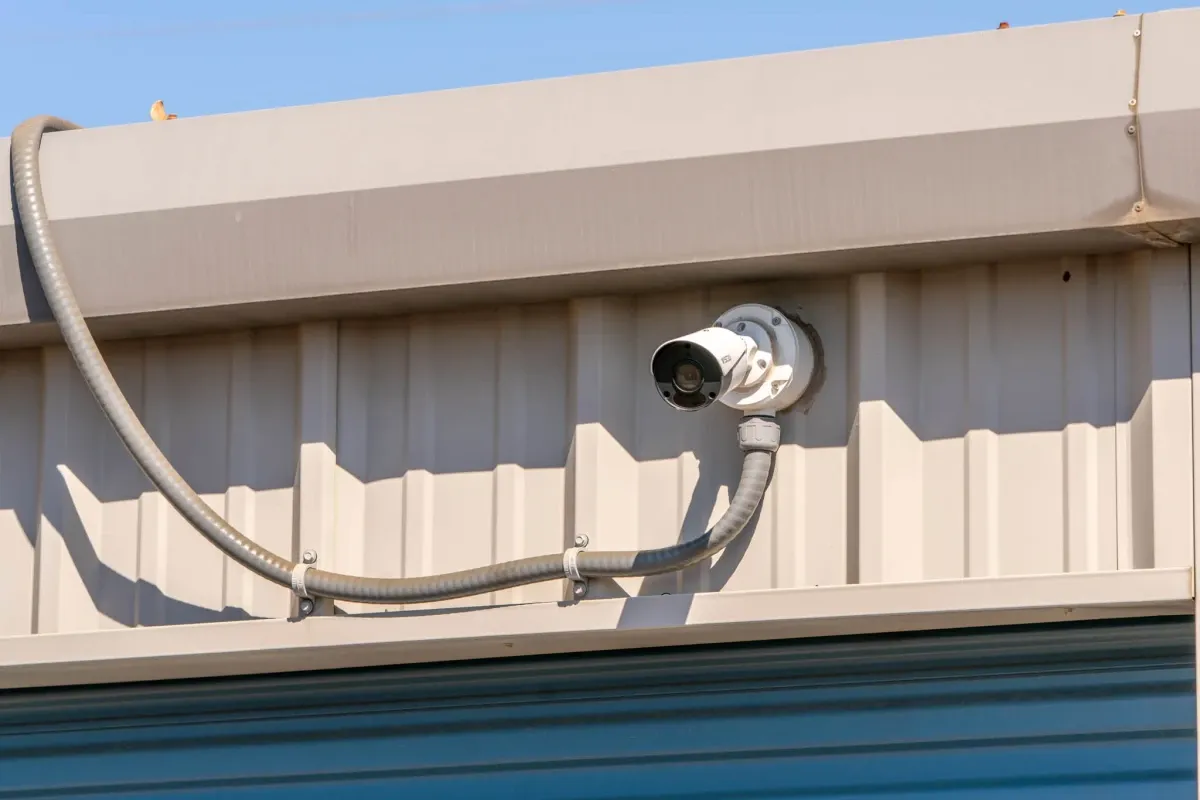 Security camera for facility