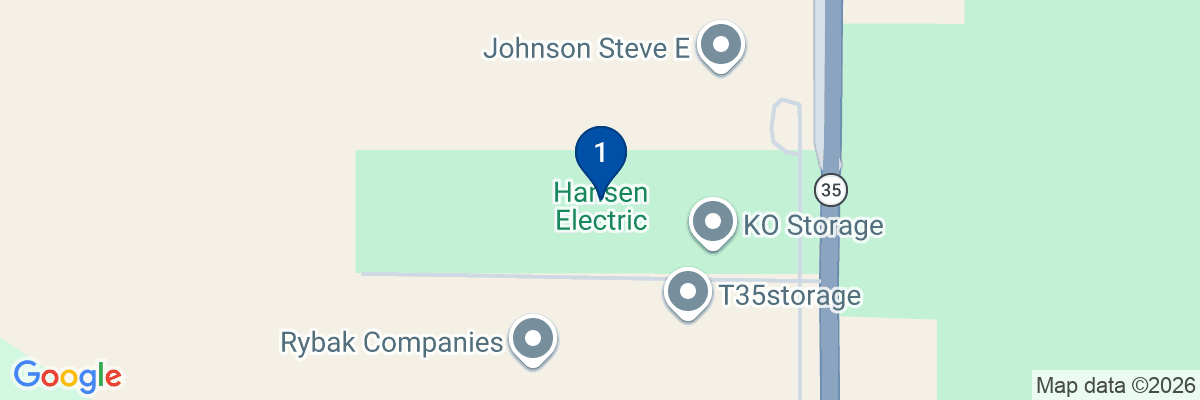 Map showing facility locations
