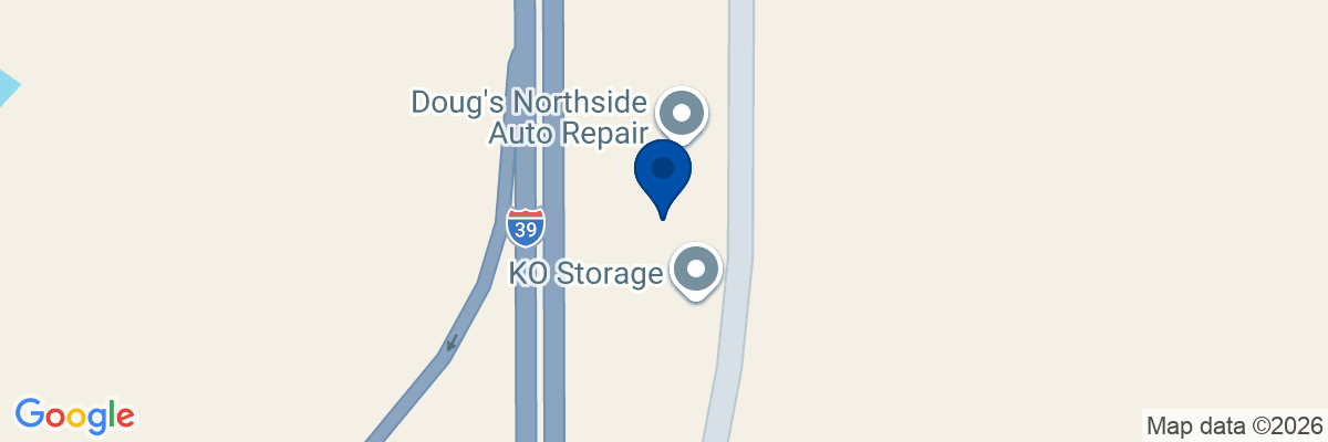 Map showing facility locations