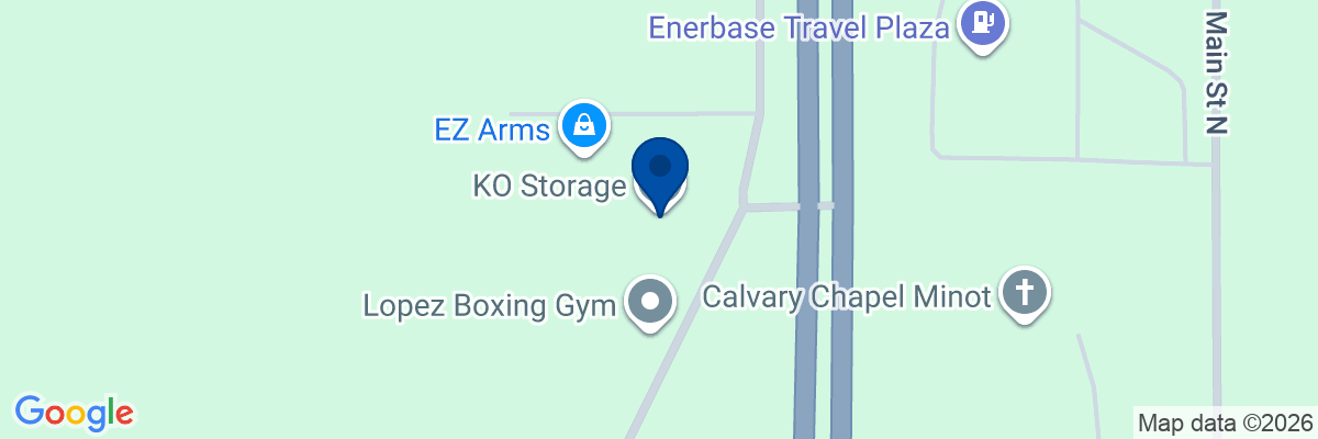 Map showing facility locations