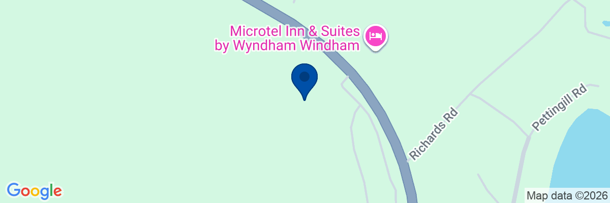 Map showing facility locations