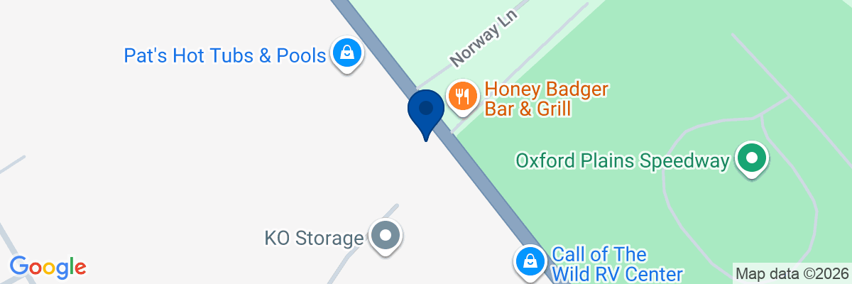 Map showing facility locations