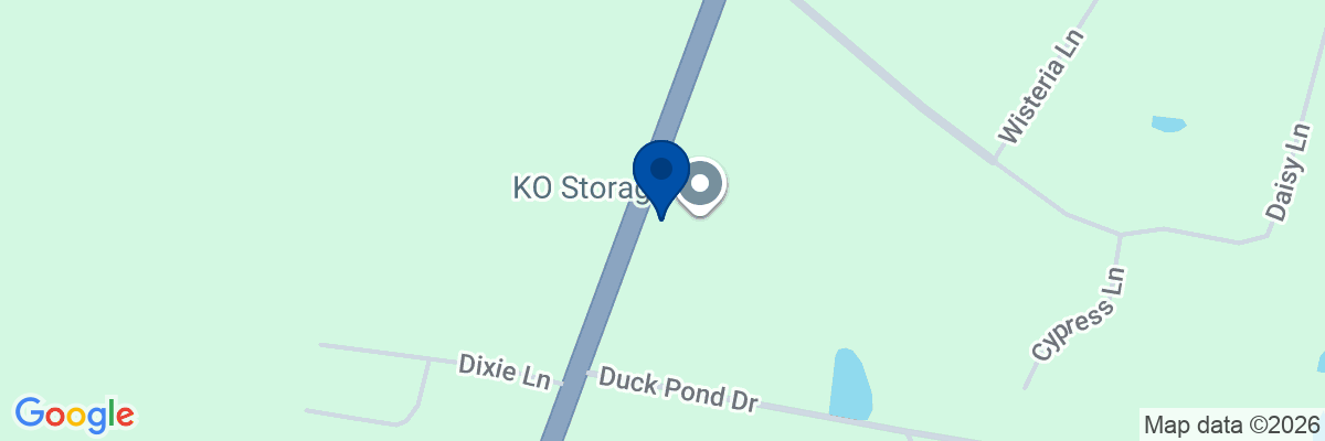 Map showing facility locations