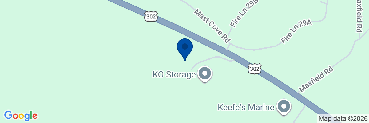 Map showing facility locations