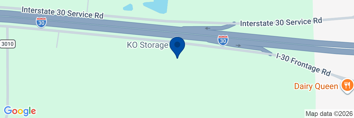 Map showing facility locations