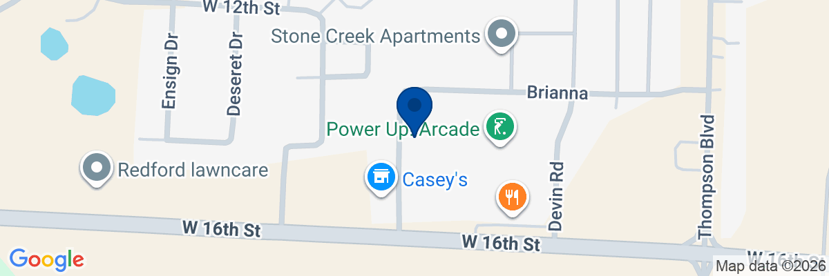 Map showing facility locations