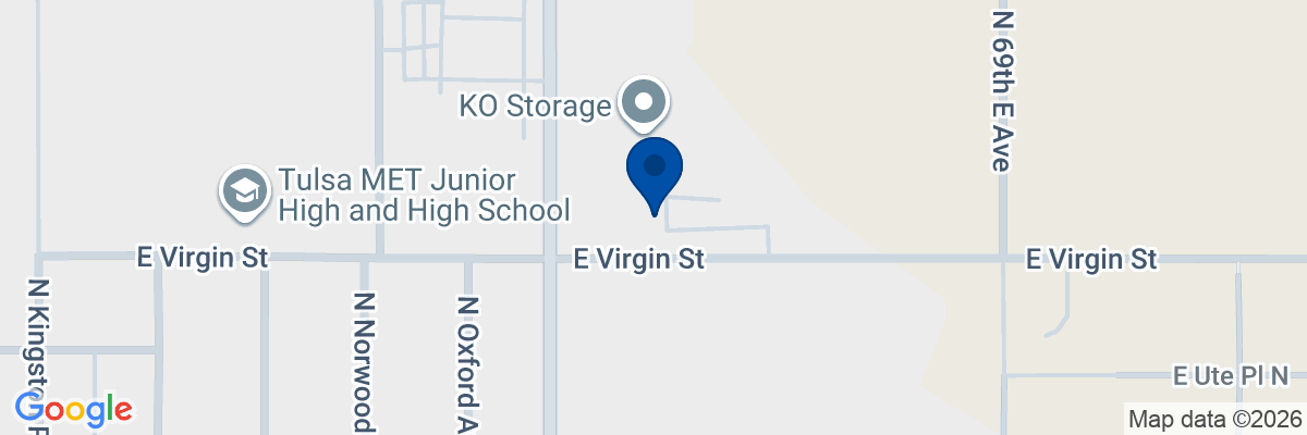 Map showing facility locations