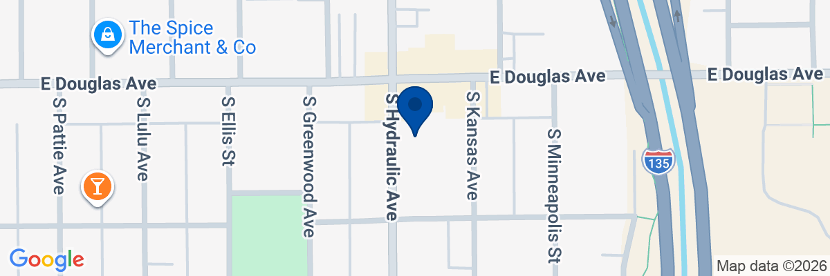 Map showing facility locations