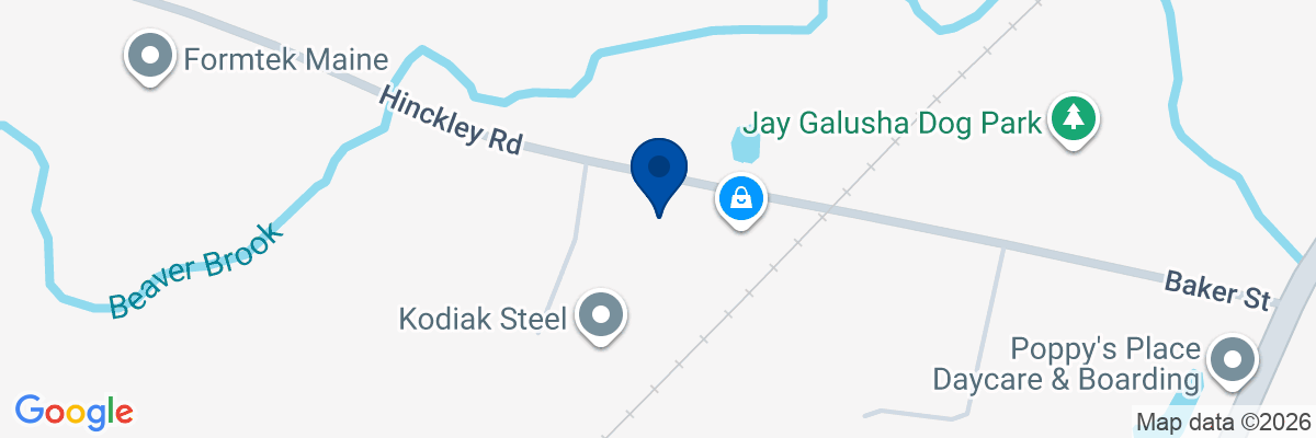 Map showing facility locations