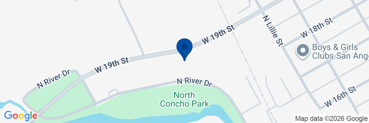 Map showing facility locations