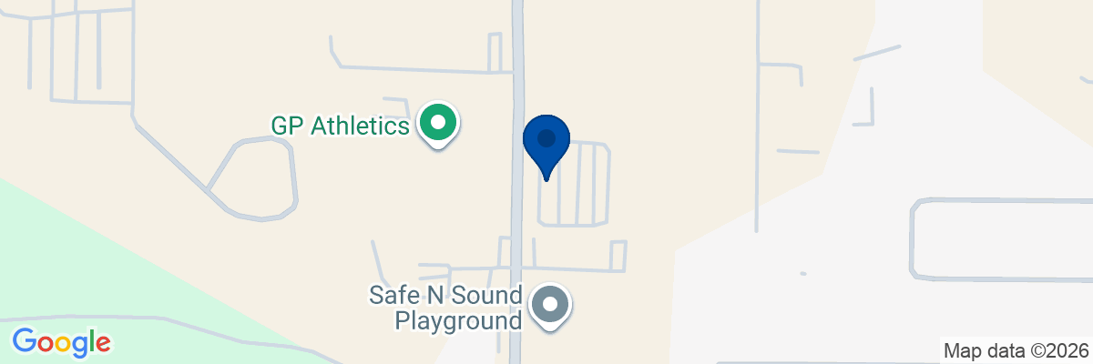Map showing facility locations