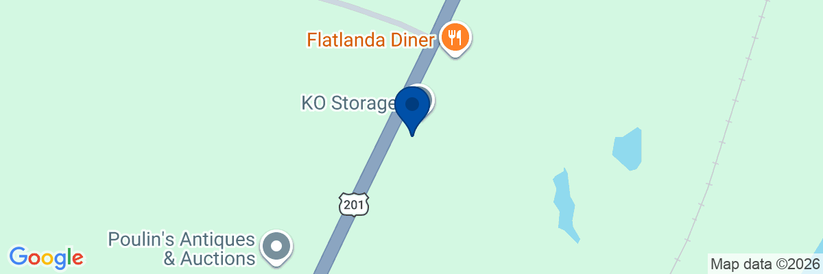 Map showing facility locations