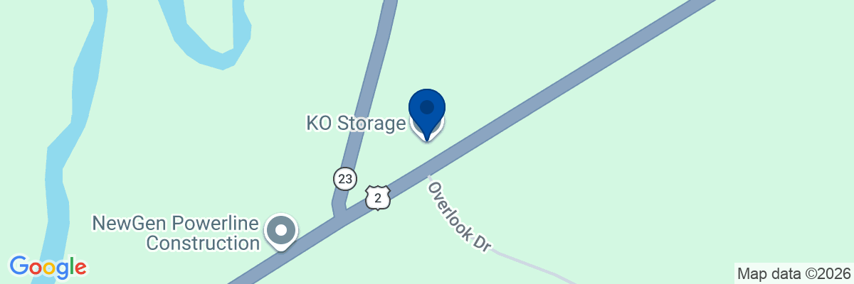 Map showing facility locations