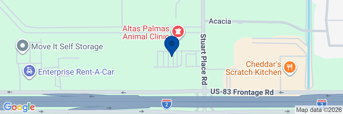 Map showing facility locations