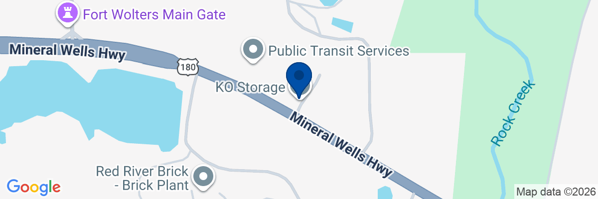 Map showing facility locations
