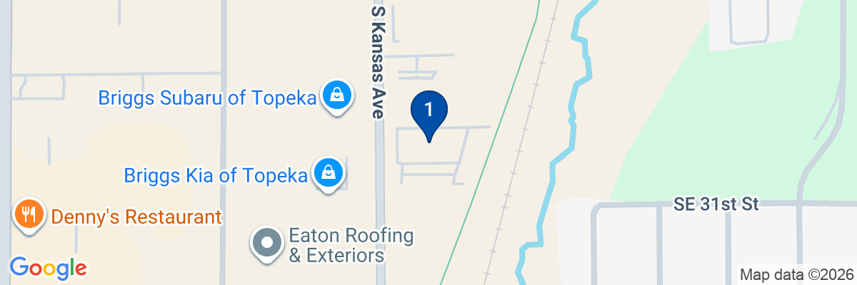 Map showing facility locations