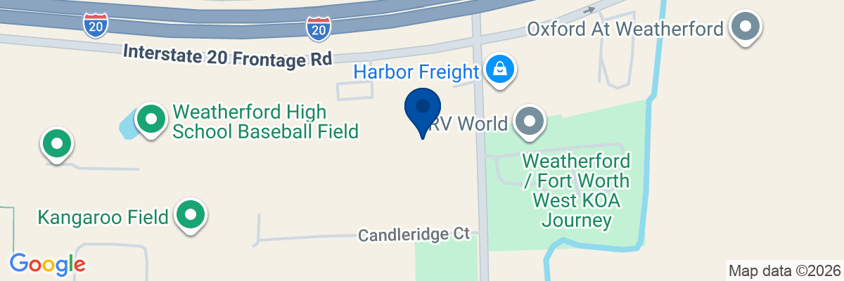 Map showing facility locations