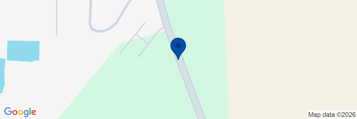 Map showing facility locations