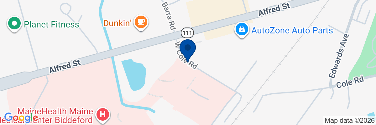 Map showing facility locations