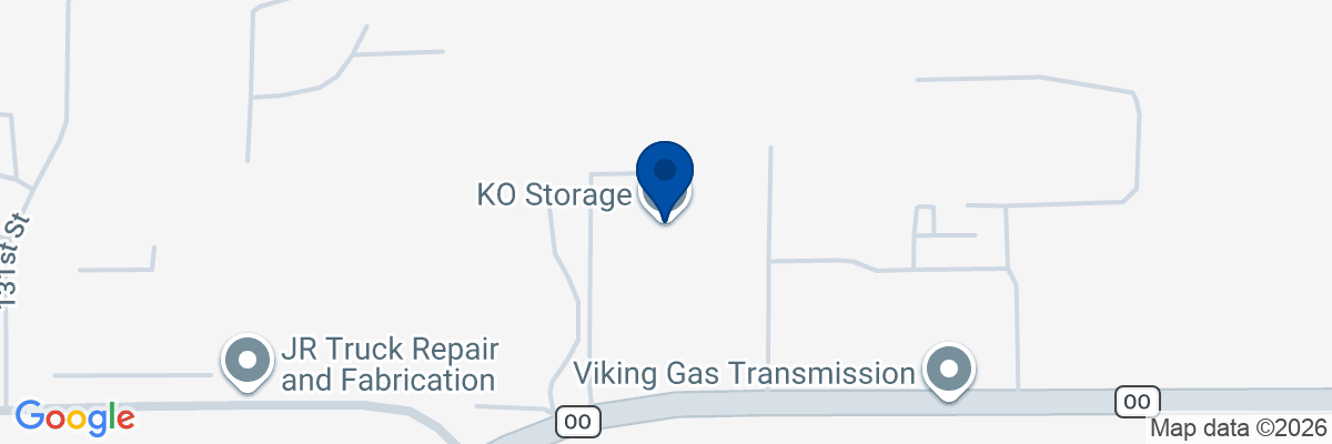 Map showing facility locations