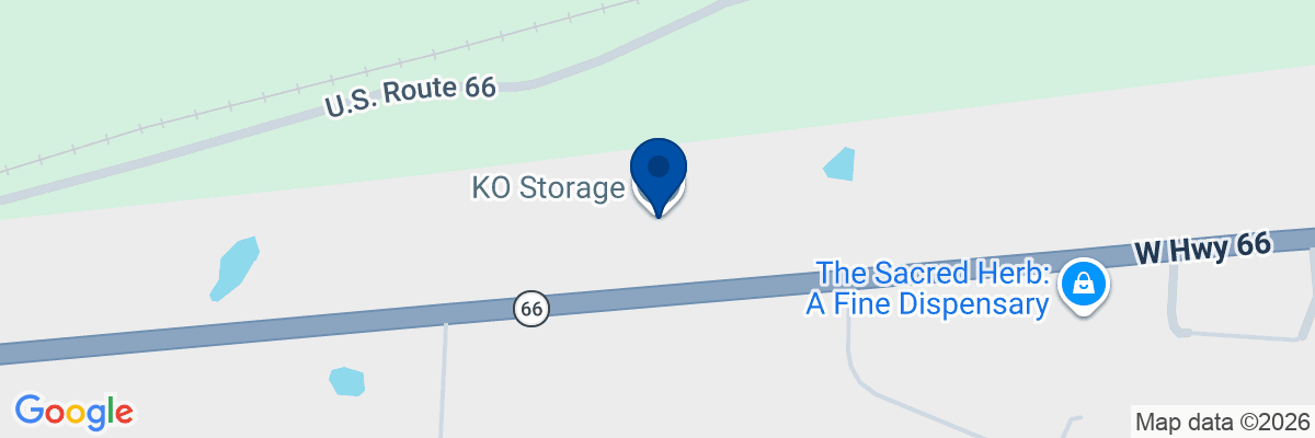 Map showing facility locations