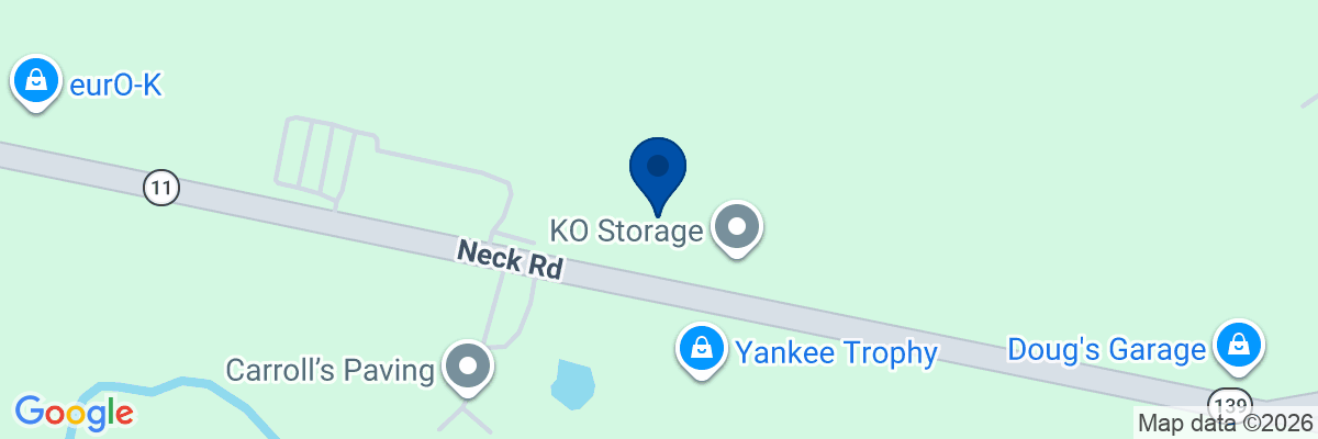 Map showing facility locations
