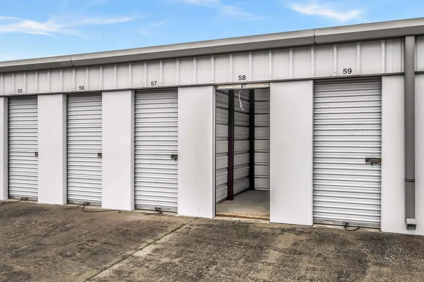 Drive up storage units