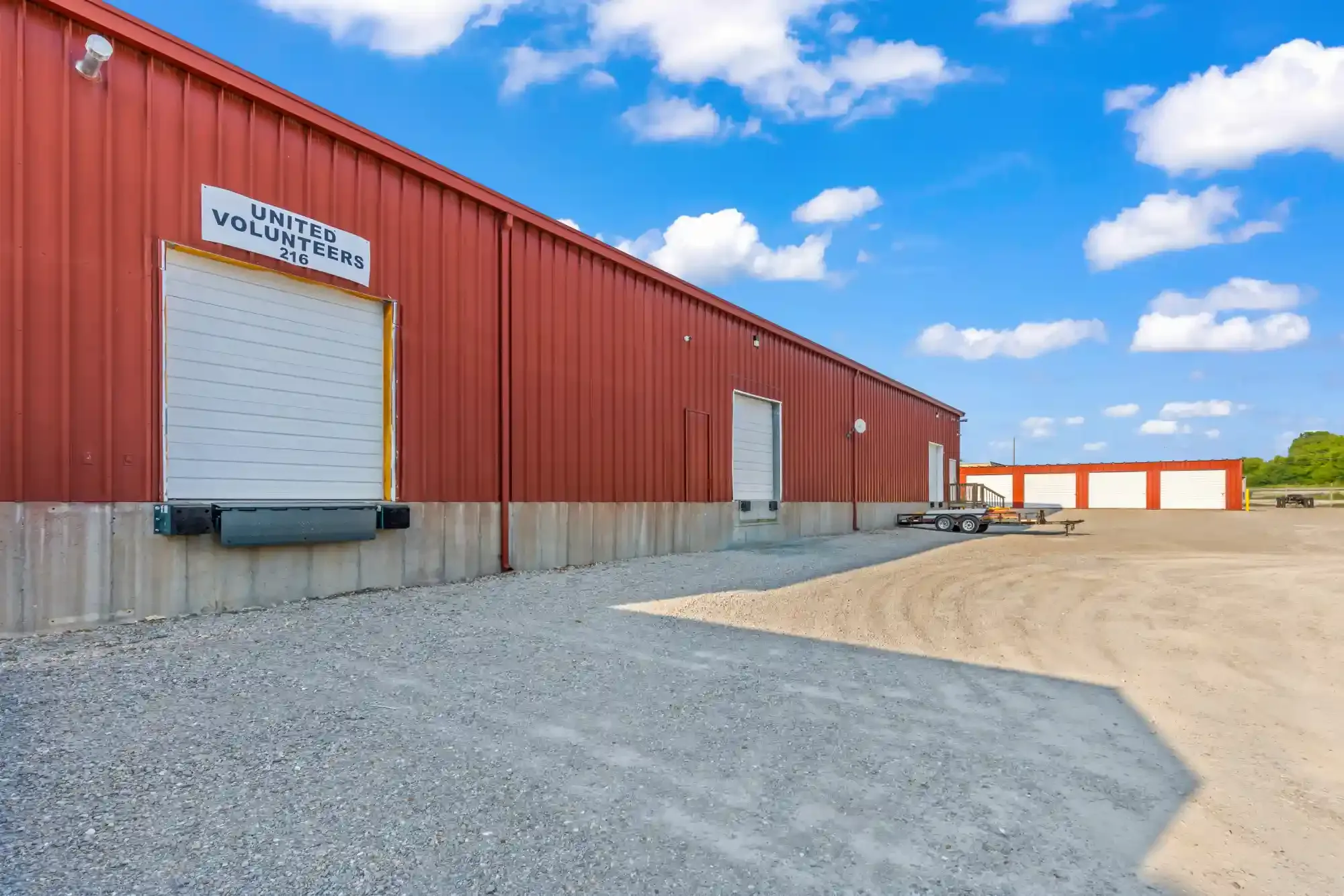 Drive up storage units