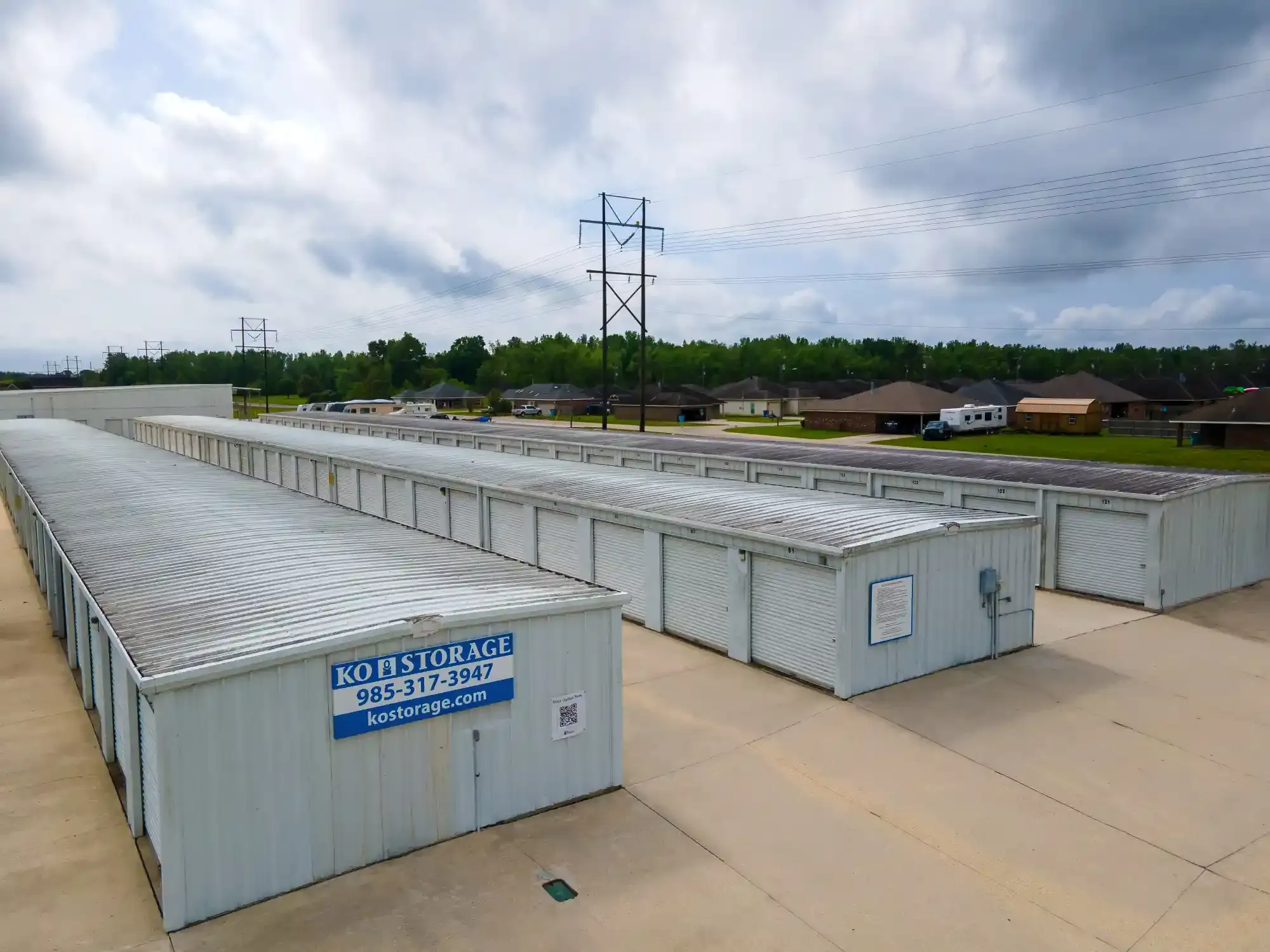 Drive up storage units