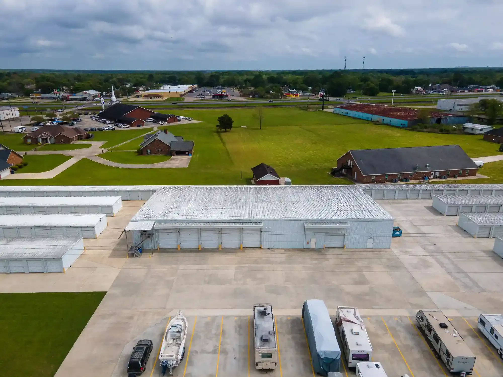 Drive up storage units