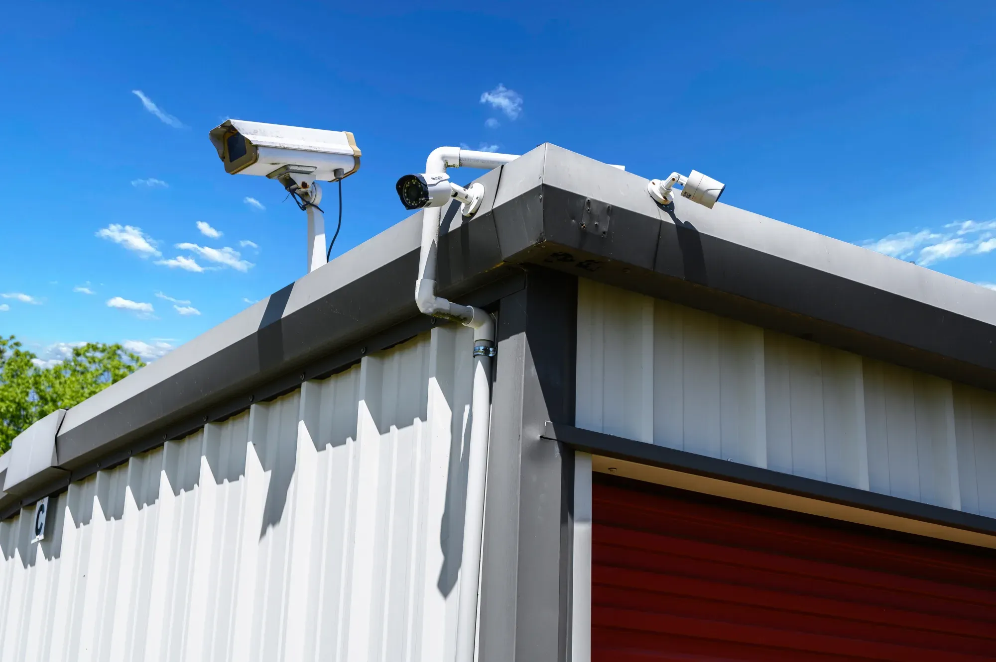 Security camera for facility
