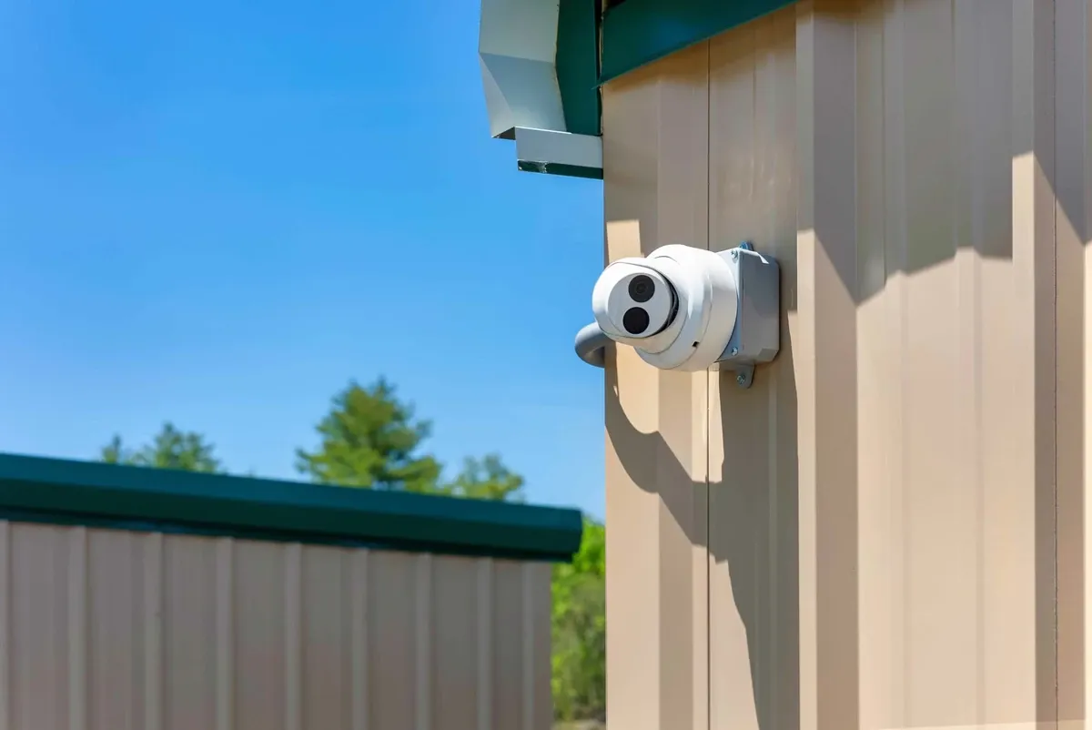 Security camera for facility