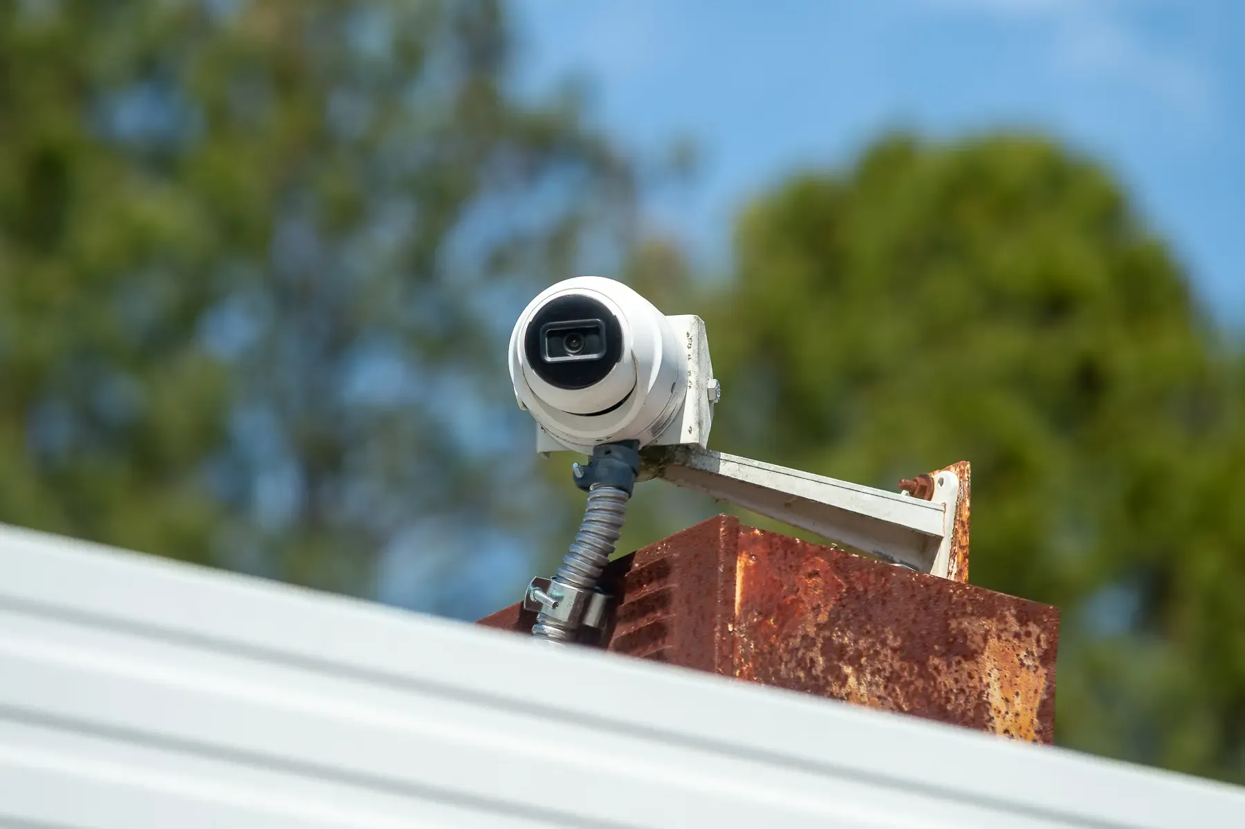 Security camera for facility
