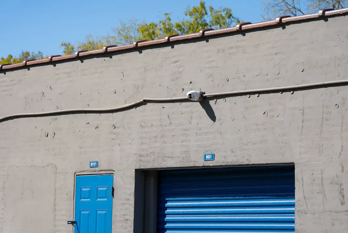Security camera for facility