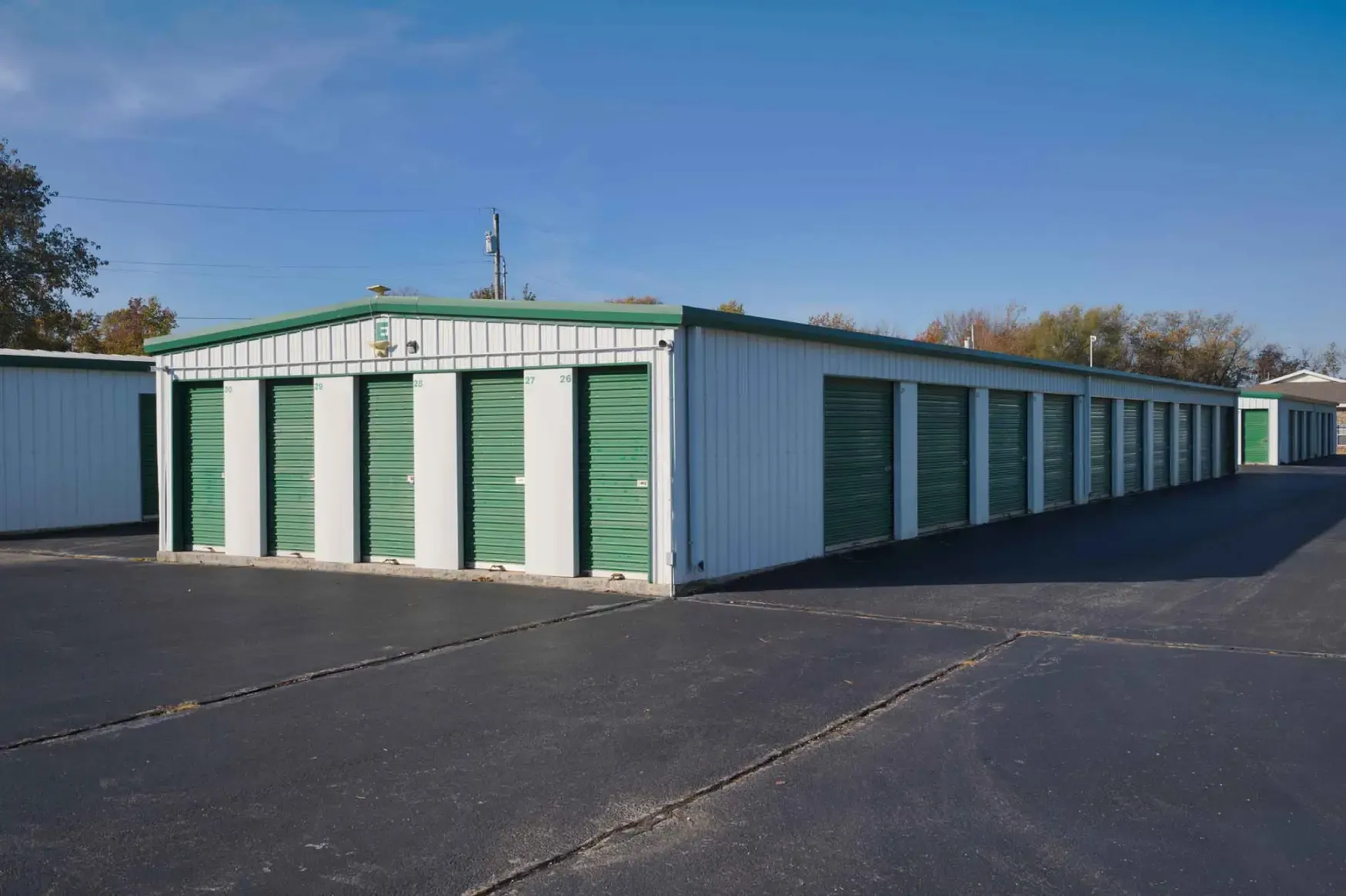 Drive up storage units